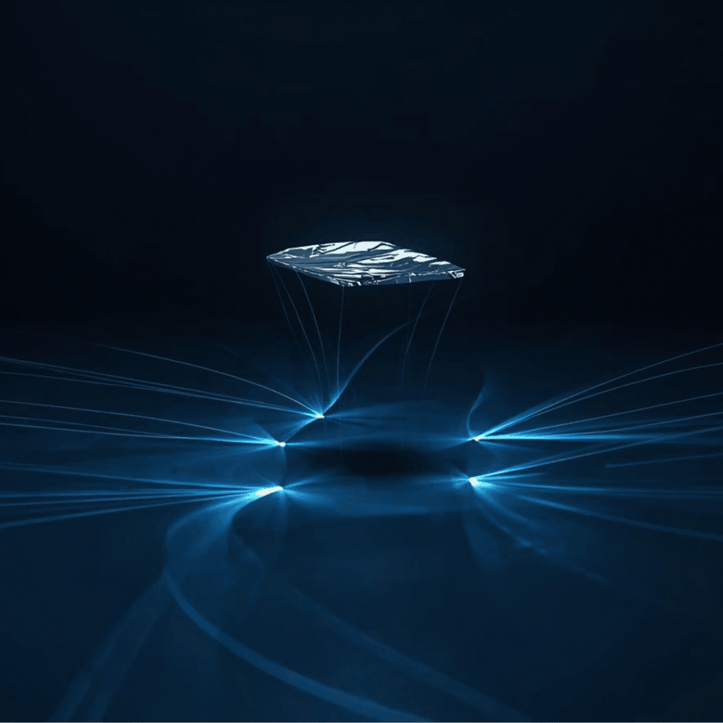 Může předmět levitovat pomocí vysokého napětí i ve vesmíru?