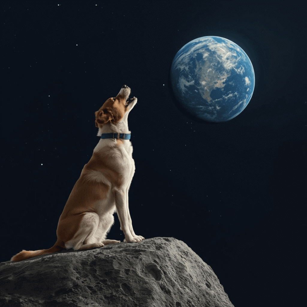 Vyli by psi na Zem, kdyby byli na Měsíci?